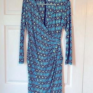 Calvin Klein faux wrap dress